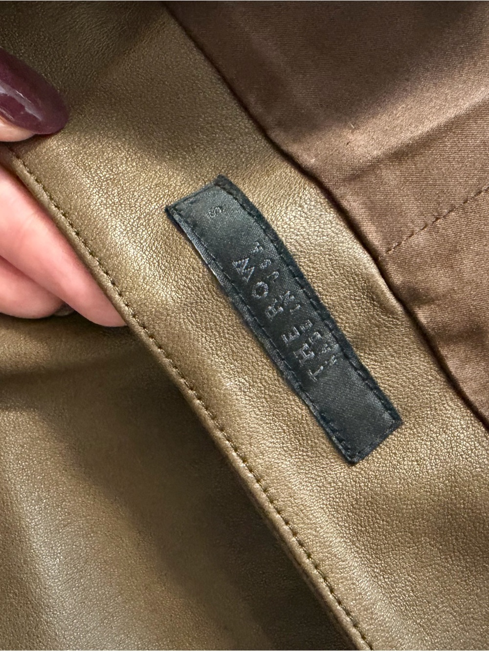 The Row Lambskin Skirt - Picture 4 of 5
